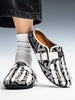 Men's Floral Pattern Slip-On Mules - Easy Wear Buckle Clog Shoes, Comfy Walking Sandals For Beach, Travel & Everyday